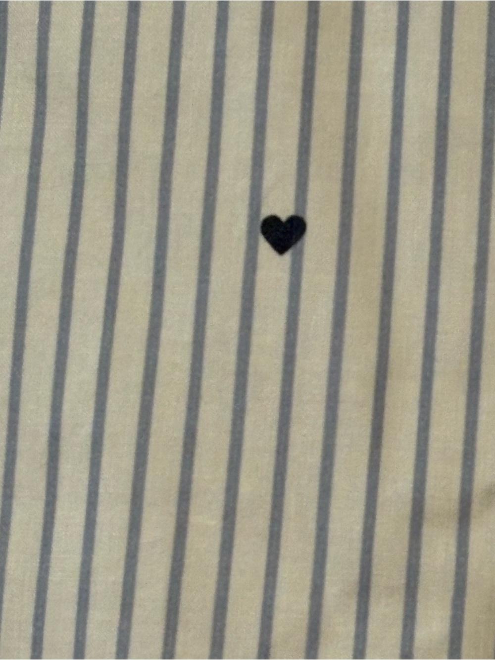 Kate Spade Micro hearts poplin shirt dress blue white stripes. Size small. NWOT - Picture 4 of 5